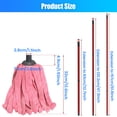 thumbnail image 2 of Home Times Spin Mop Set Compatible with O Cedar QuickWring Bucket, 61.8 Inch Handle with 4 Microfiber Cloth Mop Refills, Absorbent for Deep Cleaning, 2 of 9