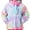 Water Color, variant on BGX Girls Ski Jacket Waterproof Insulated Warm Winter Snow Coat With Hooded Snowboard Skiing Jackets for Kids(8-9 Years, Nebula)