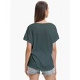 thumbnail image 4 of Womens T Shirts Short Sleeve V Neck Casual Summer Tops Tshirts with Pocket, 4 of 4