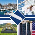 thumbnail image 5 of Grevis 50 Ft Flagpole String Kit Nylon Rope 1/4 Inch Flagpole Line Rope with 12 Flag Pole Hooks for Swing, Flagpoles, Climbing, Camping, 5 of 5