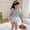 Blue, variant on TAIAOJING Toddler Baby Girl Swimsuit Two Piece Swimwear Snowflake Lace Summer Beautiful For Girl's Bathing Suit 2-3 Years