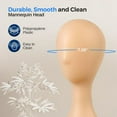 thumbnail image 3 of Professional Mannequin Head, Skin Tone Abstract Durable Multi-purpose Women Model Wig Stand Display, Suitable for Shaping and Displaying Hats, Hair Pieces, Wigs, Accessories and Jewelry, 3 of 5