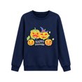 thumbnail image 4 of DHFJKG Pumpkin Sweatshirts Women Happy Halloween Printed Long Sleeve Crewneck Casual Loose Pullover Tops, 4 of 4