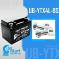 thumbnail image 6 of Replacement 2011 Qianjiang ATV50 50CC Factory Activated, Maintenance Free, ATV Battery - 12V 3Ah, UB-YTX4L-BS, 6 of 7