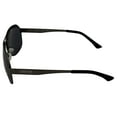 thumbnail image 4 of Kenneth Cole Reaction Mens Gunmetal / Metal Aviator Fashion Sunglasses with Pouch, 4 of 6