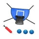 thumbnail image 2 of Juego de aro de baloncesto para trampolín, portería de baloncesto, impermeable, fácil de montar, accesorios para trampolín para niños, adultos y Azul, 2 of 8
