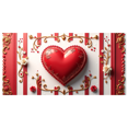 thumbnail image 3 of Valentine's Day Heart Love Backdrop Banner Romantic Flower Design Wedding Photo Props Party Decorations Background Event Display, 3 of 4