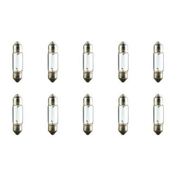 CEC Industries #3021 Bulbs, 12 V, 3 W, EC11-5 Base, T-2.25 shape (Box of 10)