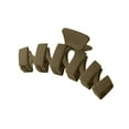 thumbnail image 5 of Korean Style Crossing Teeth Hair Claw Unique Shape Matte Solid Color Shower Hair Clip Hair Accessories, 5 of 8