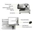 thumbnail image 5 of 7.5" Semi-automatic Belt Cutter Deli Food Machine Home Deli Food Slicer, 5 of 7