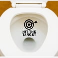 thumbnail image 3 of Openpig Toilet Target Aiming Stickers Hit The Target Bathroom Decals Bullseye Target Sticks for Toilet Training Urinals Wet Surface Bathroom Restroom, 3 of 3