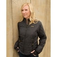 thumbnail image 3 of Womens Black Quilted Nylon Cracow Insulated Cold Weather Jacket (L), 3 of 5
