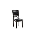thumbnail image 6 of New Classic Furniture Furniture Gia 5-Piece Round Solid Wood Dining Set in Ebony, 6 of 9