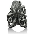 thumbnail image 2 of Octopus Handmade Sterling Silver Men Ring, Octopi Animal Biker Ring, Octopus Animal Silver Men Jewelry, Sea Animal Gothic Ring, Ring For Men, 2 of 5