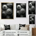thumbnail image 4 of Designart "Monochromatic Symphony Of Sea Urchins" Coastal Coral Under Water Floater Framed Wall Decor, 4 of 5
