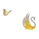 thumbnail image 5 of Figura De Cisne Dorado Moderno, Ganso, Pájaro, Estatua De Animal, Escultura De Resina Para Escritorio, Oficina, Sala De Estar, Repisa, Decoración Del Hogar, Inauguración De La Casa, Regalos, 5 of 8