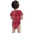 thumbnail image 6 of Rocae Abstract Red Marble for Baby Climbing Clothes Soft Baby Romper for Active Infants Comfortable and Breathable Crawling Jumpsuit Unisex Baby Outfit 18 Months, 6 of 8