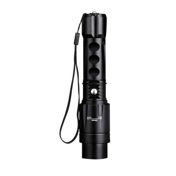 Eigraketly Linterna LED Mini antorcha giratoria ajustable alimentada por 2000 lm 5 modos Martillo de seguridad Suministros de luz Ropa Deportiva, Zapatos