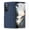 Blue, variant on Dteck Phone Case for Samsung Galaxy Z Fold 7 5G 2025 with Tempered Glass Screen Protector Wrist Strap Rugged TPU Anti-Slip Slim Thin Hoder Stand Cover for Women Men, Clear