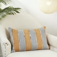 thumbnail image 3 of Saro Lifestyle Harmony Stripes Pillow Cover, 3 of 3
