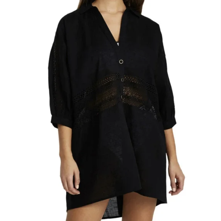 strapless open back dress Aconiconi Warm French Printed Lace A-Line Swing Resort Dress- Orange Blossom Xs / Short Dress