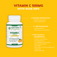 Zaytun Vitamins Halal Vitamin C 500mg Tablets with Rose Hips Extract