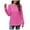 Red_1, variant on Godom Womens Plus Size Tops Crewneck Long Sleeve Shirts Loose Tunic Tops Fall Pullover