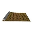 thumbnail image 2 of Ahgly Company Indoor Rectangle Abstract Orange Modern Area Rugs, 6' x 9', 2 of 4