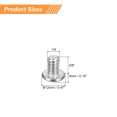 thumbnail image 2 of Uxcell 1/4-20x3/8" Pan Head Machine Screws, Stainless Steel 18-8 Screw, Pack of 20, 2 of 7