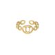 thumbnail image 1 of Anillo de 26 letras chapado en oro de acero de titanio Anillo de dedo índice de apertura en inglés Anillo hueco Wmkox8yi  sjalhkljlk1984, 1 of 1