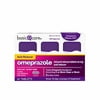 basic care omeprazole delayed release tablets acid reducer, wild berry mint, 42 count