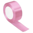 thumbnail image 1 of Unique Bargains 1.5" Wide 24 Yards Satin Ribbon Single Side Craft Roll Decoration Medium Pink, 1 of 6