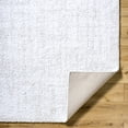 thumbnail image 2 of Livabliss Area Rugs for Living Room, 5x7 Sacramento Shag Modern White Rug, Bedroom Dining Room Home Decor Stain Resistant Carpet (5'3" x 7'), 2 of 7