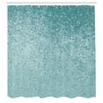 thumbnail image 3 of Ambesonne Geometric Shower Curtain, Dot Tiles Shape Print, 69"Wx84"L, Mint Green, 3 of 4