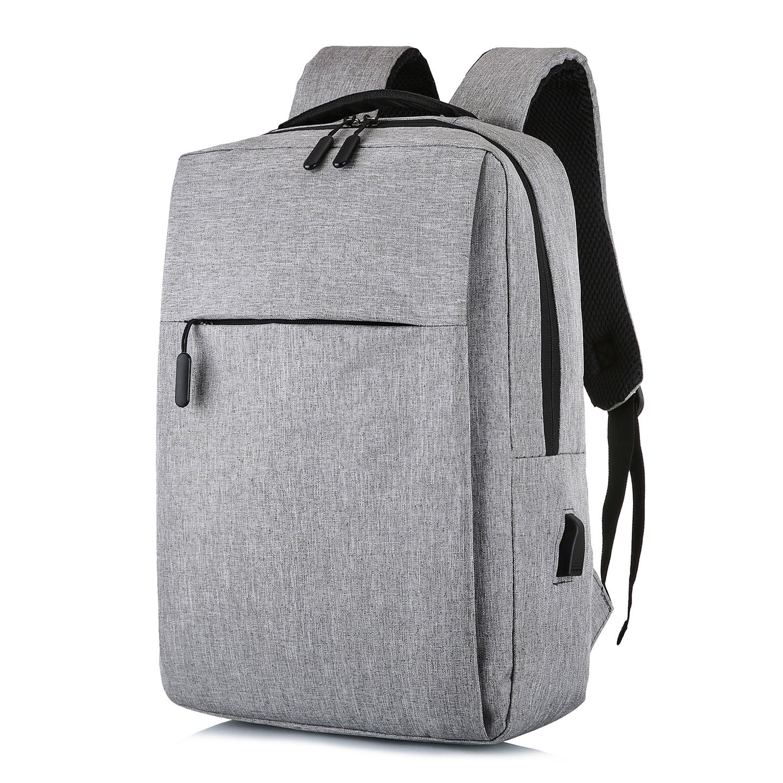 Pompotops Gray Laptop Backpack 15.6 Inch, Business Slim Durable Laptops ...
