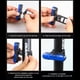 thumbnail image 3 of Bicicleta USB recargable LED luz impermeable trasera luz trasera (azul), 3 of 6