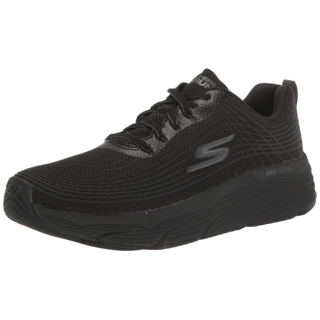 Zapatillas Skechers Max Cushioning Elite para mujer, color negro, 5.5 pulgadas de ancho