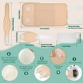 thumbnail image 4 of CNKOO 5Pcs Waist Neck Oil Pack Set Washable Reusable Knee Essential Oil Wrap Mess-Free Oil Pack Wrap with Adjustable Elastic Strap Laundry Bag Comfortable Leak-Proof Oil Pack for Waist Ne, 4 of 11