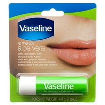 Vaseline Lip Therapy Aloe Vera | Lip Balm with Petroleum Jelly for Providing Your Lips with Ultimate Hydration and Essential Moisture to Treat Chapped, Dry, Peeling, or Cracked Lips; 0.16 Oz