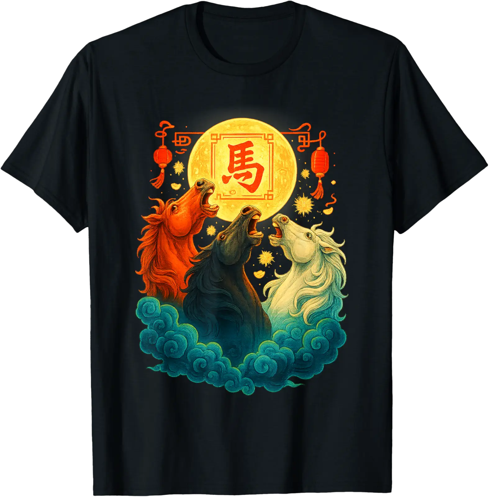 Chinese New Year 2026 Year Of The Horse Lunar New Year 2026 T-Shirt V10 ...