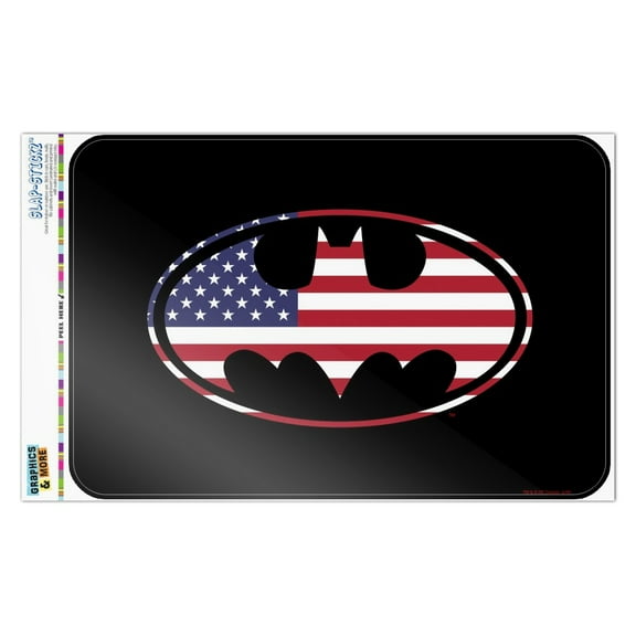 Batman USA American Flag Shield Logo Home Business Office Sign
