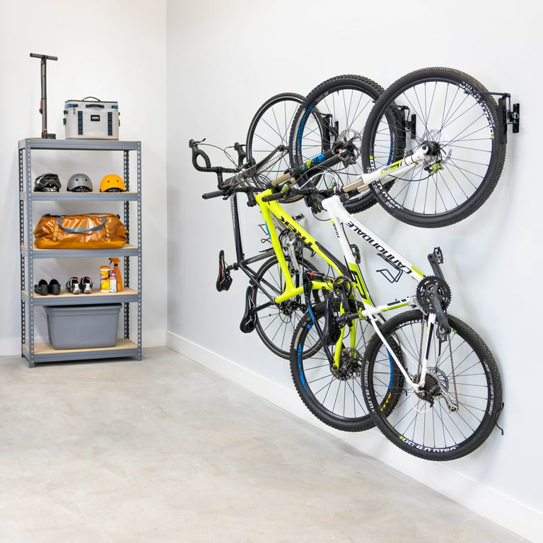 StoreYourBoard Swivel Bike Wall Storage Rack, Garage Mount Hooks, Holds 50  lbs, Mountain, Road, and Kids Bicycles