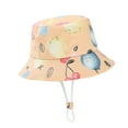 thumbnail image 5 of Gubotare Toddler Hat Sun Kids Girls Sun Hat UV Protection Wide Brim Beach Cap with Ponytail Hole (B,Size 4-8 Years), 5 of 5