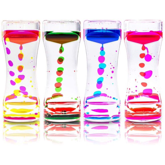 Liquid Motion Bubbler for Sensory Play, Fidget Toy, Children Activity, Desk Top, Assorted Colors (1 Piece)