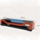thumbnail image 4 of Luxury Living Room Sofa Italian Genuine Leather Couch with Bluetooth Speaker, USB and LED Light + Coffee Table, TV Stand My Lux Decor Round, 4 of 9
