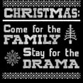 thumbnail image 3 of CafePress - Christmas Family Drama - Women's Dark Pajamas, 3 of 4