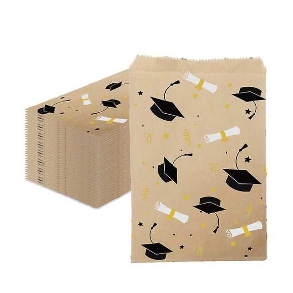 50 Pcs Nouveau Sac Cadeau de Collation des Grades Chapeau de Collation des Grades Monté à la Main Ornement Décoratif de Bureau Ceinture d'Emballage de Sac Cadeau