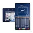thumbnail image 1 of 12/24/36/48/72 Set de lápices de acuarela profesionales Lápices de colores solubles en agua con pinc Eccomum 24 colores, 1 of 7