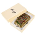 thumbnail image 1 of MasteelfCA Dual-sided Cosmetics Mirror Folding Mirror Portable Makeup Mirror Metal Mirror, 1 of 8