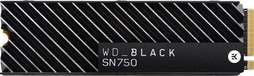 Wd Black 500gb Sn750 Nvme Internal Ssd With Heatsink Wdbgmp5000anc Wrsn Walmart Com